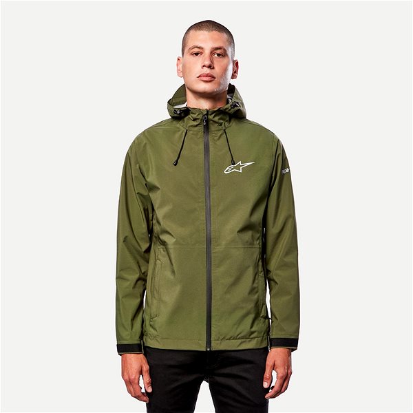 Motoros kabát ALPINESTARS OMNI RAINS, zöld, 2,5 mm-es. M ...
