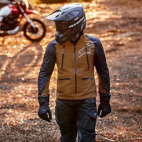 Motorkárska bunda ALPINESTAR ST-7 GORE-TEXS, hnedá/čierna, 2024, veľ. 4XL ...