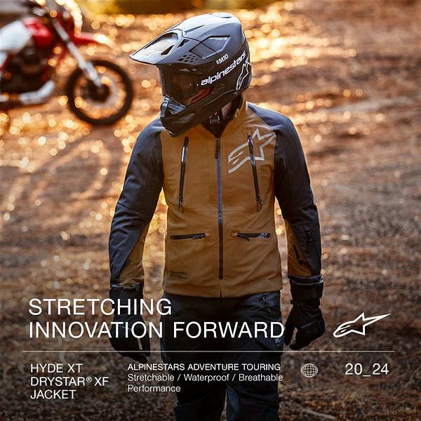 Motorkárska bunda ALPINESTAR ST-7 GORE-TEXS, hnedá/čierna, 2024, veľ. 4XL ...