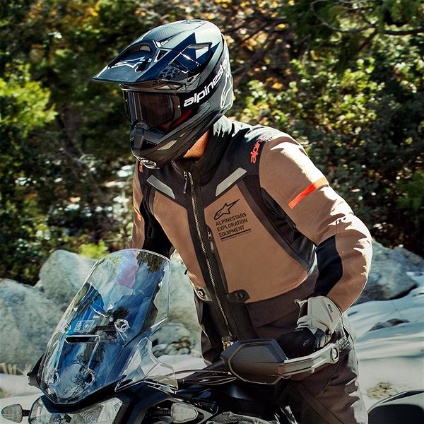 Motorkárska bunda ALPINESTAR ST-7 GORE-TEXS, hnedá/čierna, 2024, veľ. 4XL ...