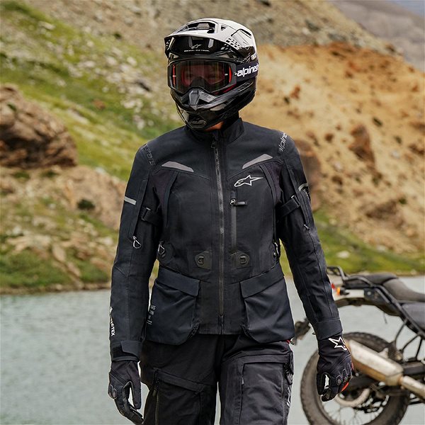 Motorkárska bunda ALPINESTAR STELLA ST-7 GORE-TEXS, dámska, čierna/tmavosivá, 2024, veľkosť M ...