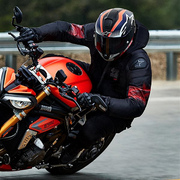 Motoros kabát Alpinestars Zaca Air Venom Waterproofs fekete/piros fluo, 2024 ...