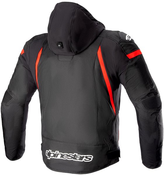 Bunda na motorku ALPINESTARS ZACA WATERPROOFS, černá/červená/bílá, 2024, vel. M ...