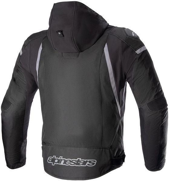 Bunda na motorku ALPINESTARS ZACA WATERPROOFS, černá/tmavě šedá, 2024, vel. S ...