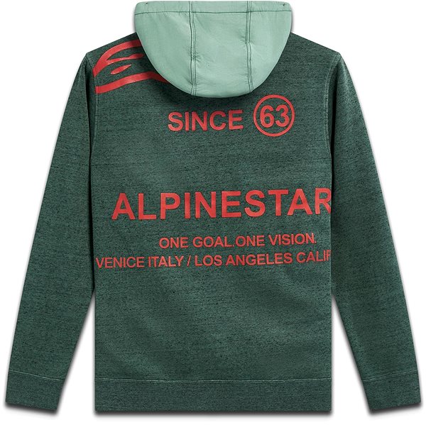 Mikina ALPINESTARS mikina Occurance Hoodie, zelená, veľkosť XL ...