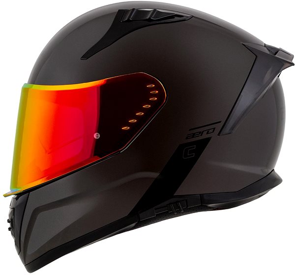 Helma na motorku CASSIDA Aero Super Solid 2025, černý chrom/černá, vel. S ...