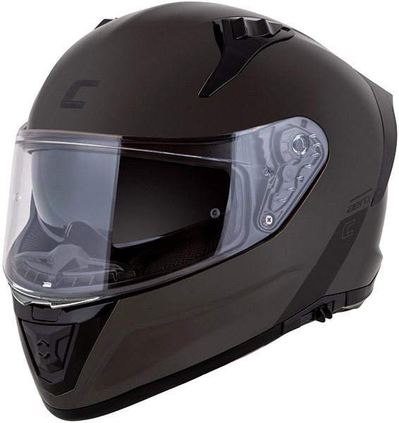 CASSIDA Aero Super Solid 2025 motorcycle helmet, black chrome/black, size XL.