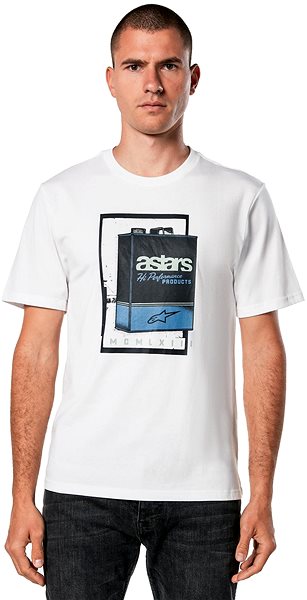 Tričko ALPINESTARS tričko GALUN CSF, biele, veľ. 2XL ...