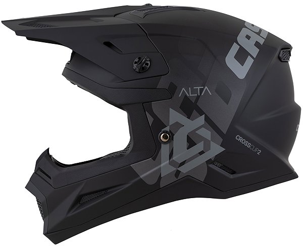 CASSIDA Cross Cup 2 Alta motorcycle helmet matt black/dark grey 2025, size XL