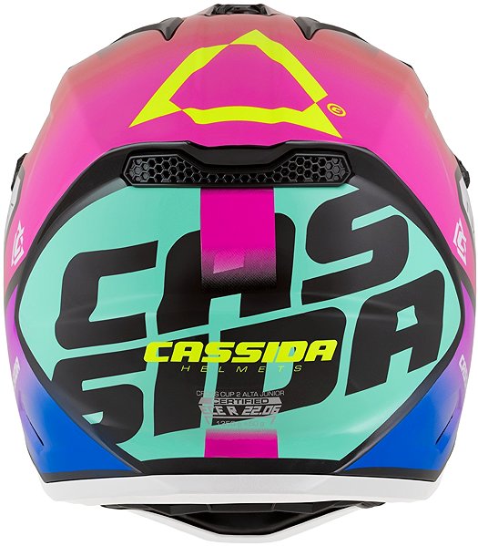 Motoros sisak CASSIDA Sisak Cross Cup 2 Napa Junior, gyermek, multicolor gyöngyház 2025, méret S ...