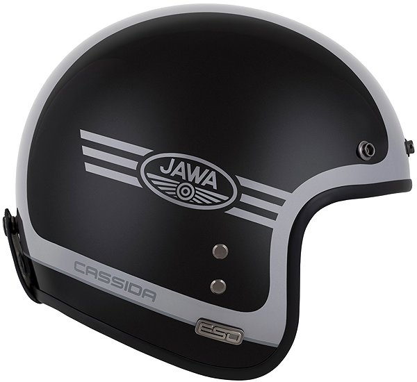Motoros sisak CASSIDA Sisak Eso Jawa Panel fekete gyöngyház/antracit/ezüst 2025, 3XL méret ...