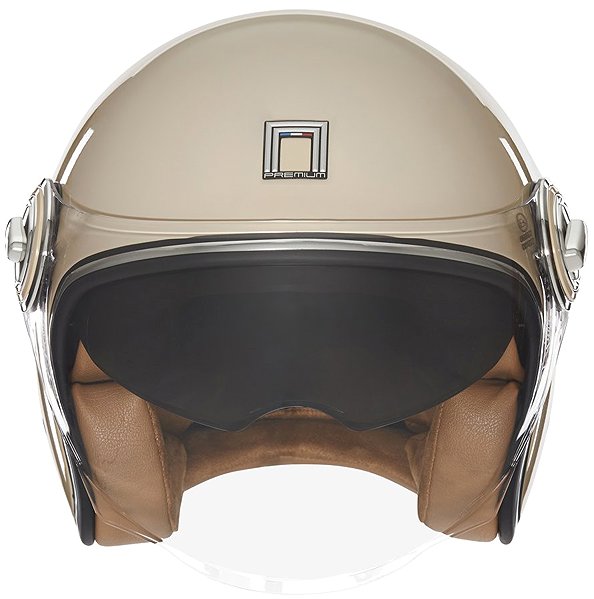 NOX HERITAGE PREMIUM 2025 mocha motorcycle helmet, size XL .