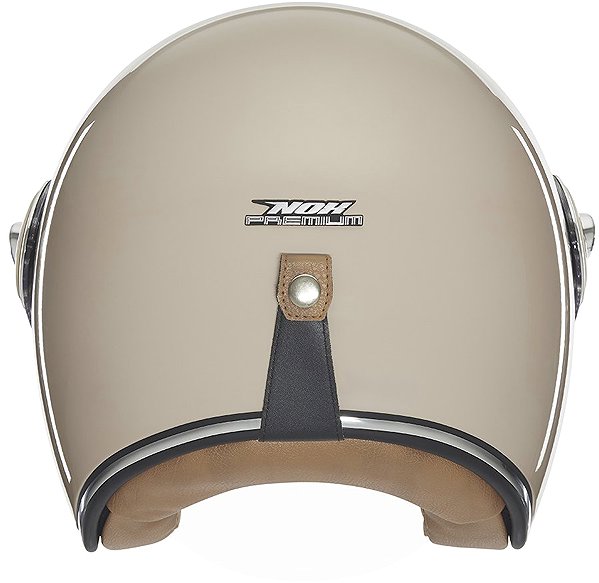 NOX HERITAGE PREMIUM 2025 mocha motorcycle helmet, size XL .
