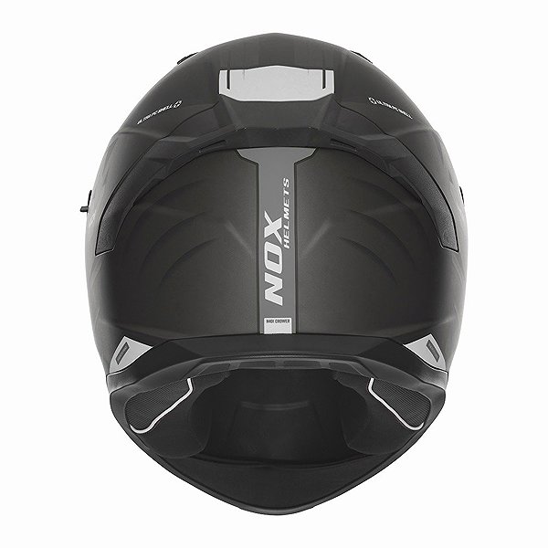 Motoros sisak NOX N401 Crower 2025 Bukósisak, matt fekete/ ezüst, mérete L ...