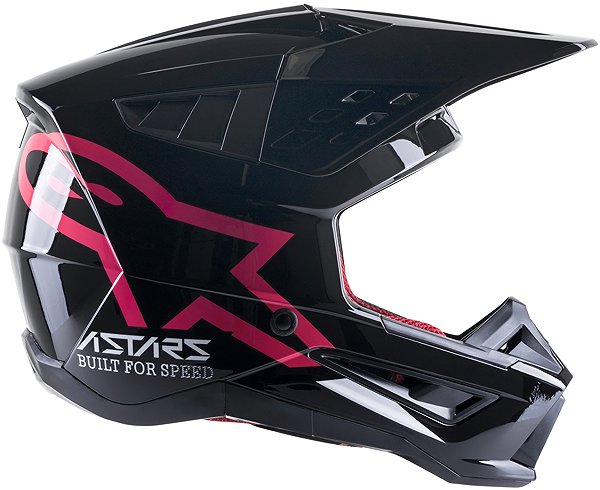 Motoros sisak ALPINESTARS S-M5 COMPASS bukósisak, 2023, fekete/rózsaszín, 2XL ...