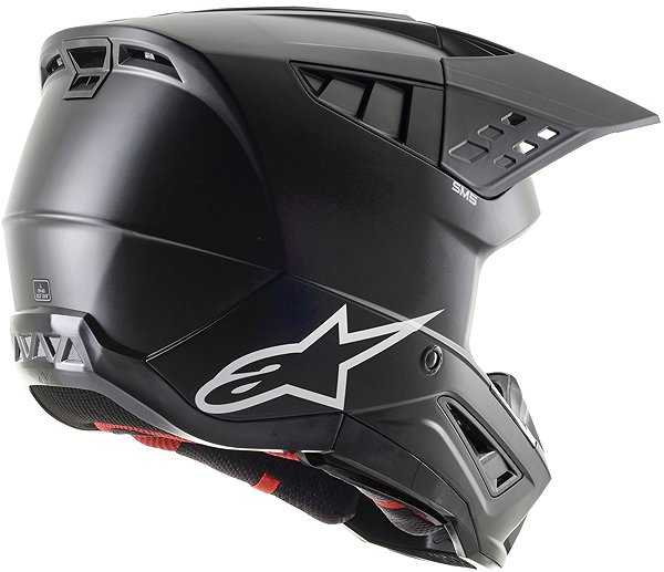 ALPINESTARS S-M5 SOLID, 2025 motorcycle helmet, matt black, size M .