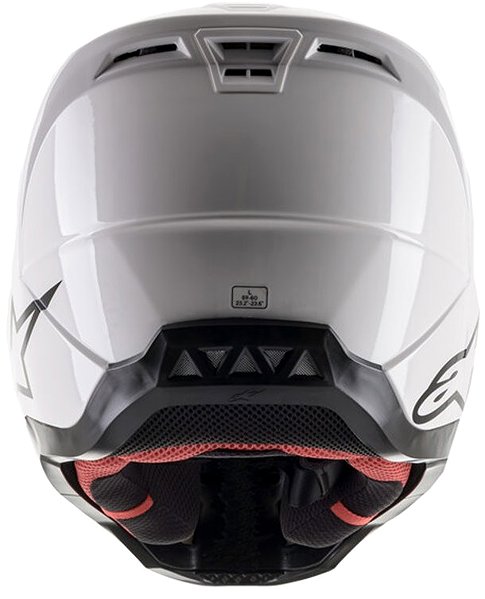 Prilba na motorku ALPINESTARS prilba S-M5 SOLID, 2023, lesklá biela ...