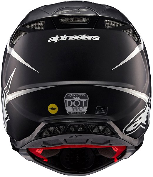 Motoros sisak ALPINESTARS SUPERTECH S-M10 AMPRESS bukósisak, 2026, matt fekete/fehér, S ...