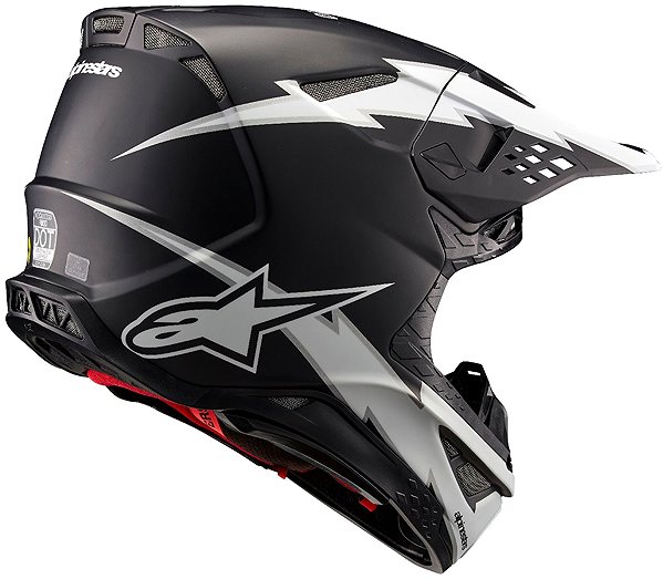 Motoros sisak ALPINESTARS SUPERTECH S-M10 AMPRESS bukósisak, 2026, matt fekete/fehér, S ...