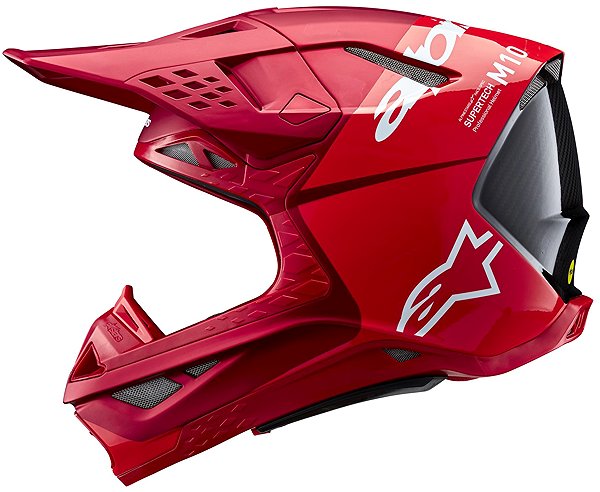 Motoros sisak ALPINESTARS SUPERTECH S-M10 FLOOD bukósisak, 2026, fluo piros/matt piros, XL ...
