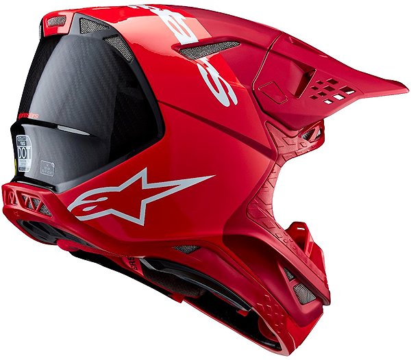 Motoros sisak ALPINESTARS SUPERTECH S-M10 FLOOD bukósisak, 2026, fluo piros/matt piros, XL ...