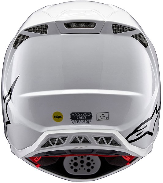 Helma na motorku ALPINESTARS přilba SUPERTECH S-M10 SOLID, 2025, bílá, vel. XL ...