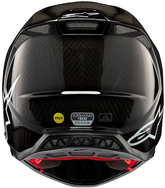 Motoros sisak ALPINESTARS SUPERTECH S-M10 SOLID bukósisak, 2026, fényes karbon, XS ...