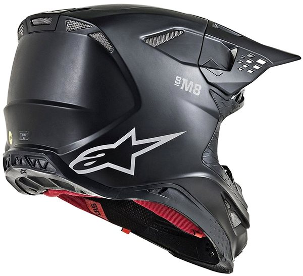 Helma na motorku ALPINESTARS přilba SUPERTECH S-M8 SOLID, černá matná, vel. S ...