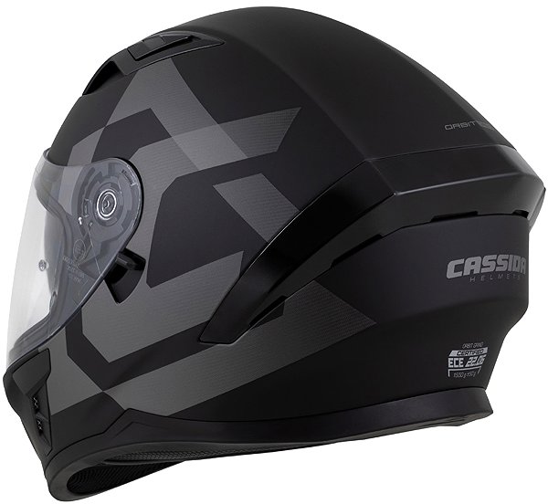 Prilba na motorku CASSIDA Orbit Grind 2025, čierna matná/sivá, veľ. XS ...