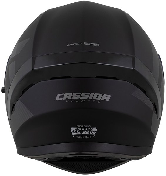 Prilba na motorku CASSIDA Orbit Grind 2025, čierna matná/sivá, veľ. XS ...