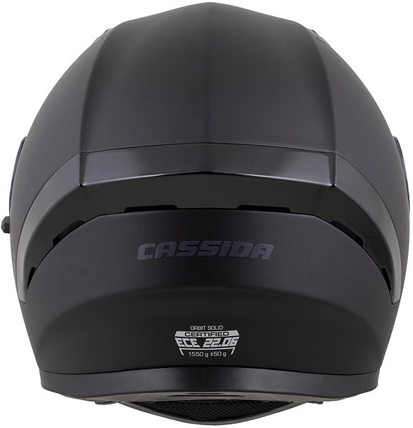 Motoros sisak CASSIDA Orbit Solid 2025, matt fekete/ fekete, L ...