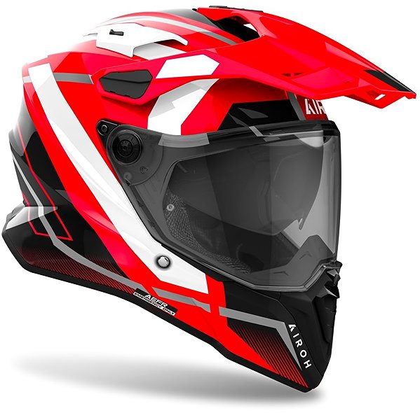 Helma na motorku AIROH přilba COMMANDER 2 Mavick 2025, lesklá červená, vel. 2XL ...