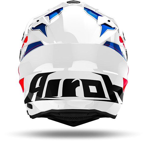 Motoros sisak AIROH COMMANDER 2 Reveal 2025, fényes kék / piros, XS ...