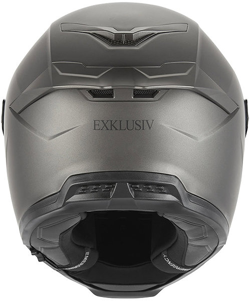 NOX EXKLUSIV GOLIATH 2026 helmet, matt titanium, size M motorcycle helmet.