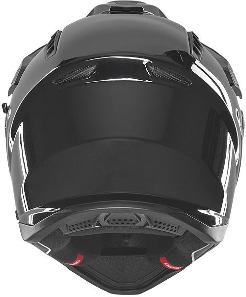 NOX N350 2026 motorcycle helmet, black, size L.
