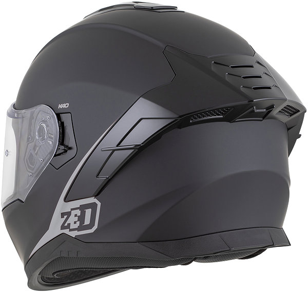 Motoros sisak ZED K40 sisak, 2026, matt fekete/sötétszürke, XL ...
