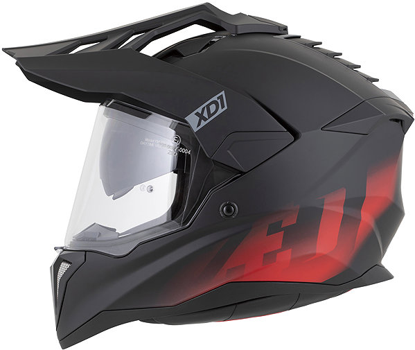 Motoros sisak ZED sisak XD1 2026, fekete matt/piros, méret XL ...