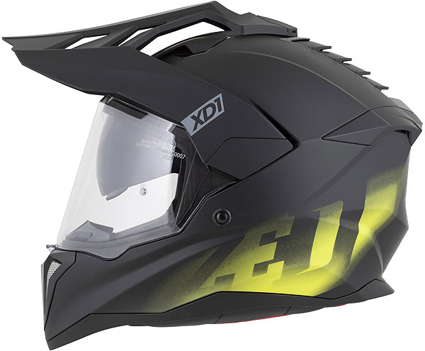 Motoros sisak ZED sisak XD1 2026, fekete matt/sárga fluo, méret XL ...