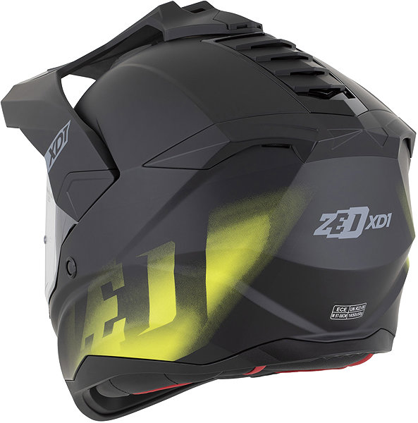 Motoros sisak ZED sisak XD1 2026, fekete matt/sárga fluo, méret XL ...