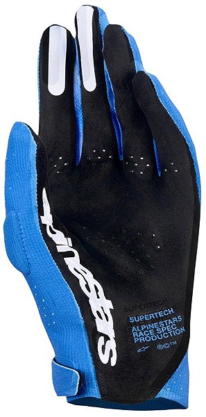 Motoros kesztyű Alpinestars SUPERTECH MX kesztyű, 2026, kék/fehér/fekete, M ...