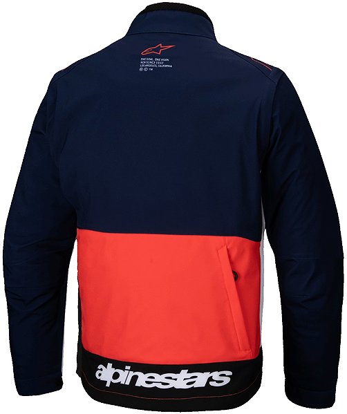 Motoros kabát Alpinestars LITE-DURA SOFTSHELL, kék/narancs/fehér, 2025, XL ...