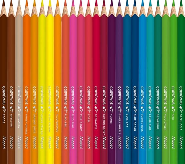 Pastelky Maped Color' Peps trojhranné 72 farieb Screen