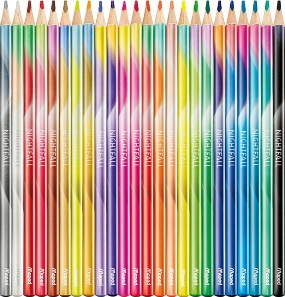 Színes ceruza MAPED Nightfall Teens, 24 színű ...