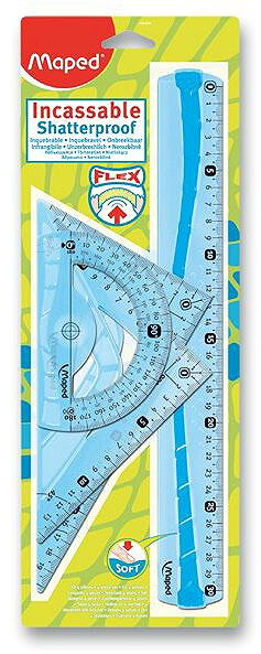 Lineal MAPED Shatterproof Flex, 4-teiliges Set, zufällige Farbe ...