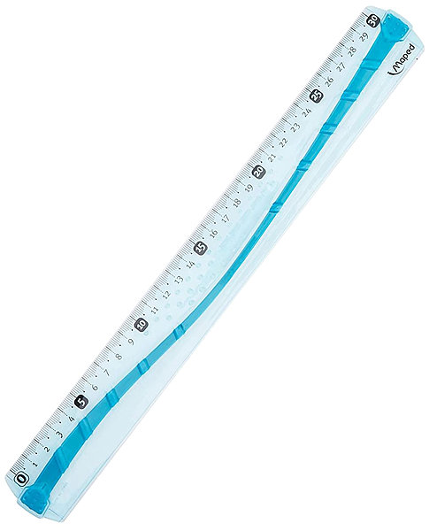 Lineal MAPED Shatterproof Flex, 3-teiliges Set, zufällige Farbe ...