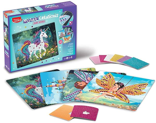 Mozaika pre deti MAPED Mosaic Creations Fairy World ...