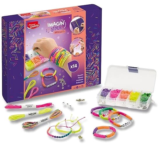 Schmuckherstellungsset MAPED Imagin´Style Bracelets Neon ...