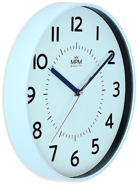 Wall Clock MPM Heikki - blue ...