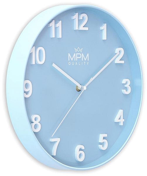 Wall Clock MPM Rivera - blue ...