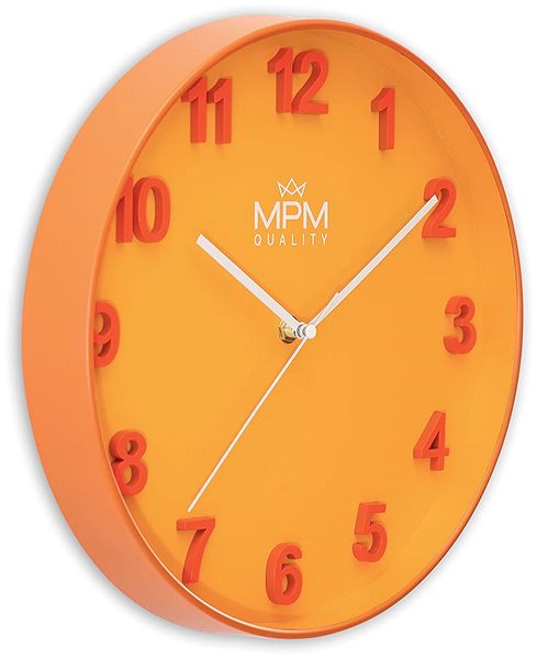 Wall Clock MPM Sunrise - orange ...